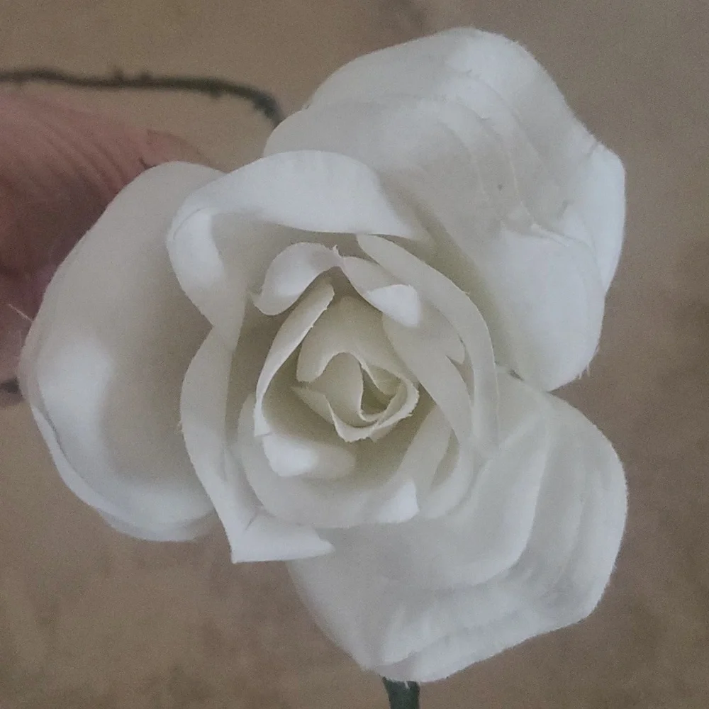 **SALE**Faux White Rose